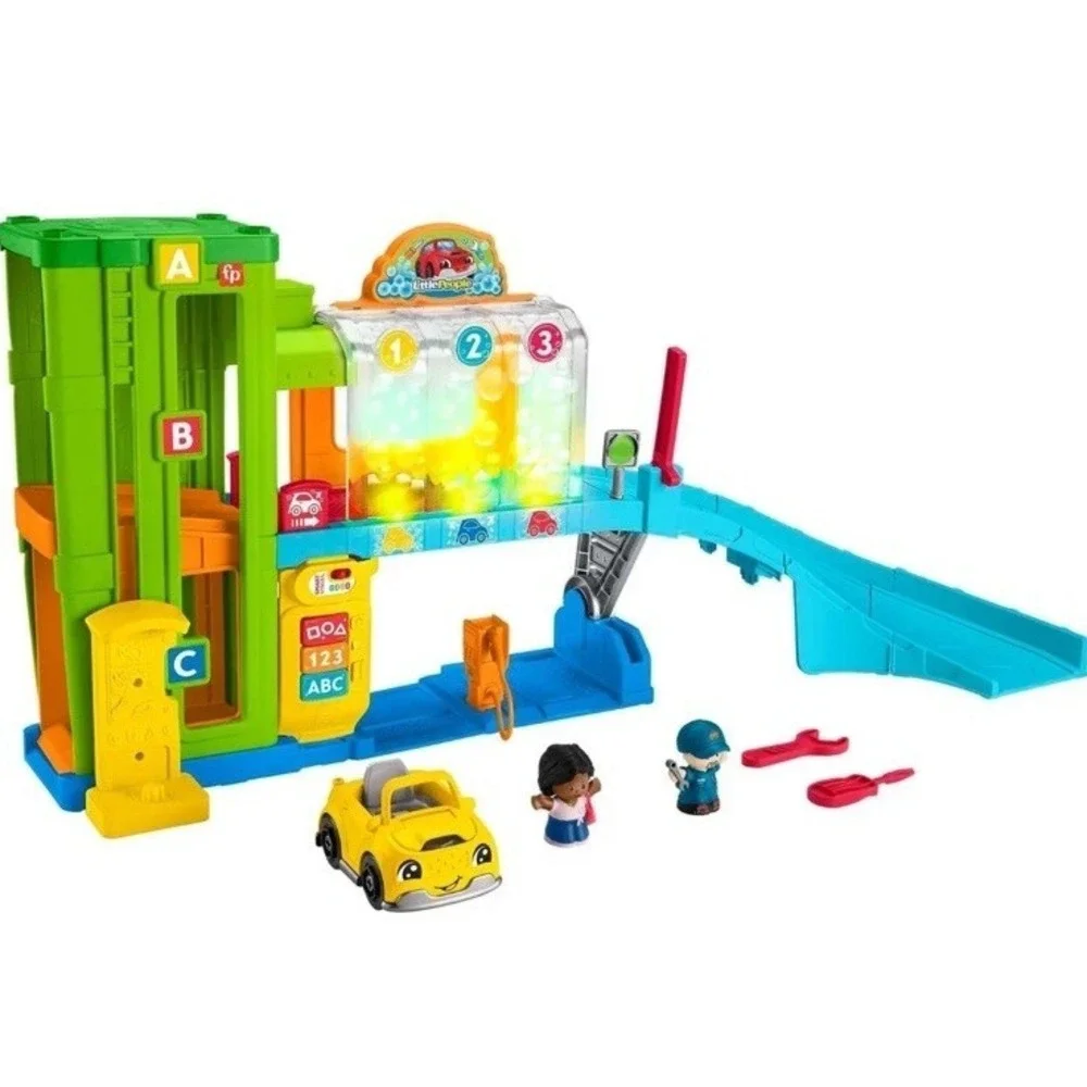 Fisher-Price Little People Light-Up Learning Garage Musical‎ Toddler Toy Playset
